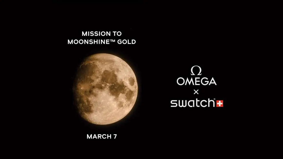 Omega x Swatch y su nuevo reloj: "Mission to moonshine gold"