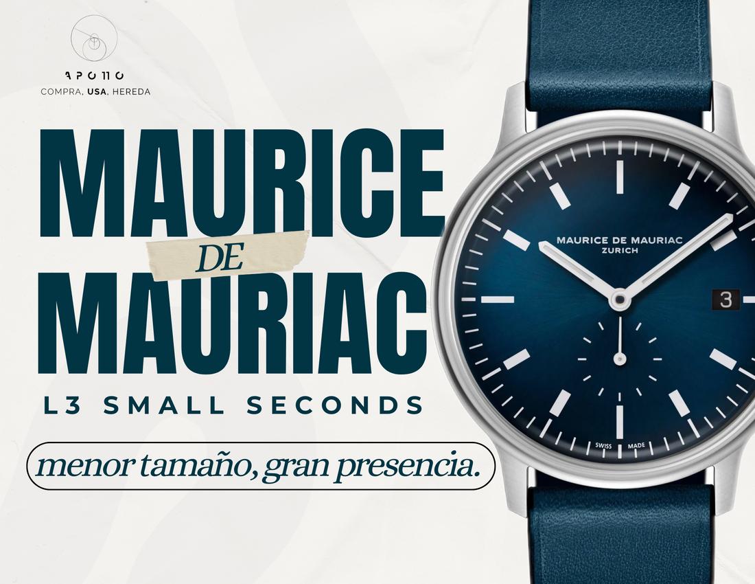 Maurice de Mauriac L3 Small Seconds: menor tamaño, gran presencia