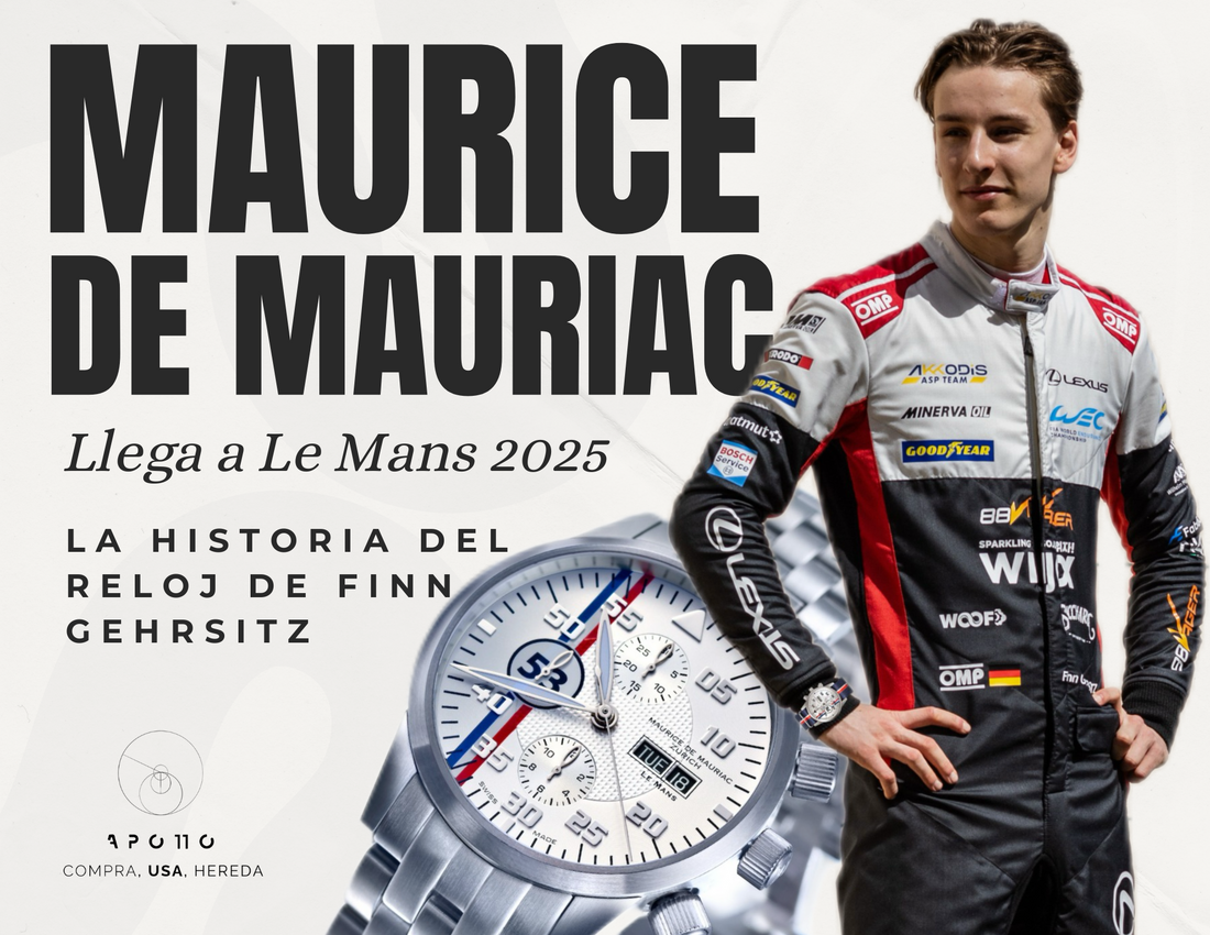 Maurice de Mauriac llega a Le Mans 2025: La Historia del Reloj de Finn Gehrsitz