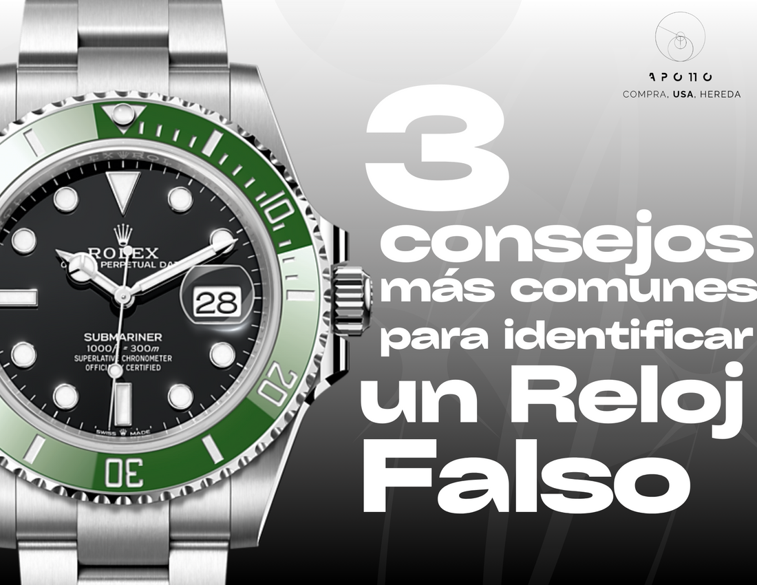 3 consejos más comunes para identificar un reloj clon